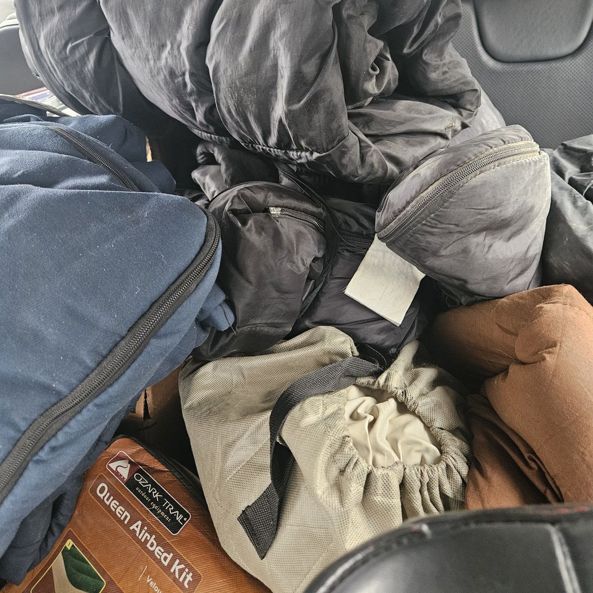 Sleeping Bags and air mattresses