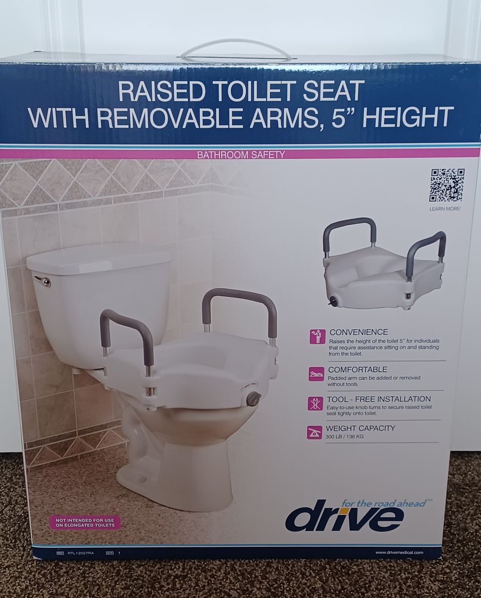 Toilet seat height extension