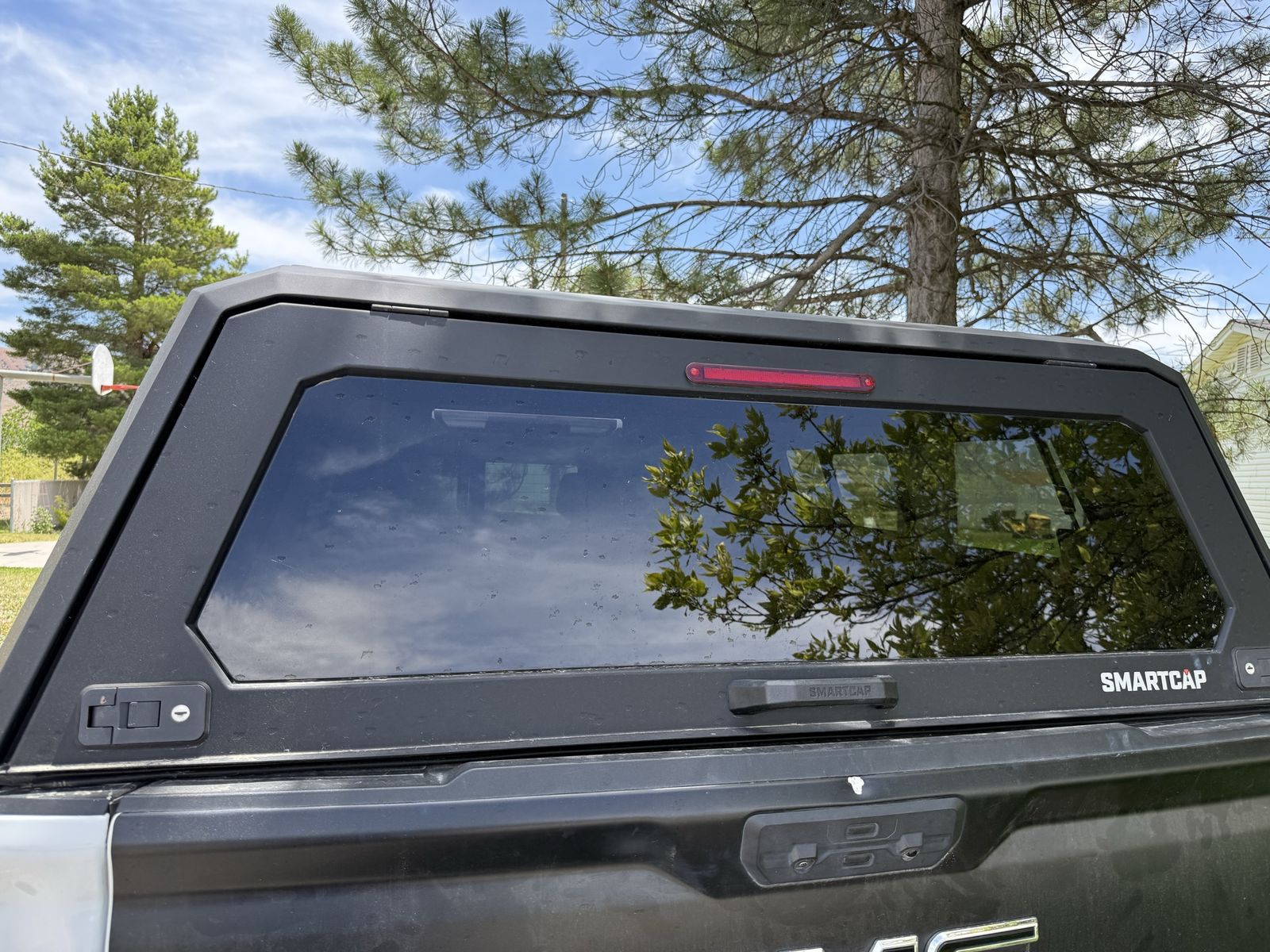 SmartCap EVOa Adventure Truck Cap for GMC Sierra 1500 (2019-2024), Matte Black, Stainless Steel for 5’8” bed