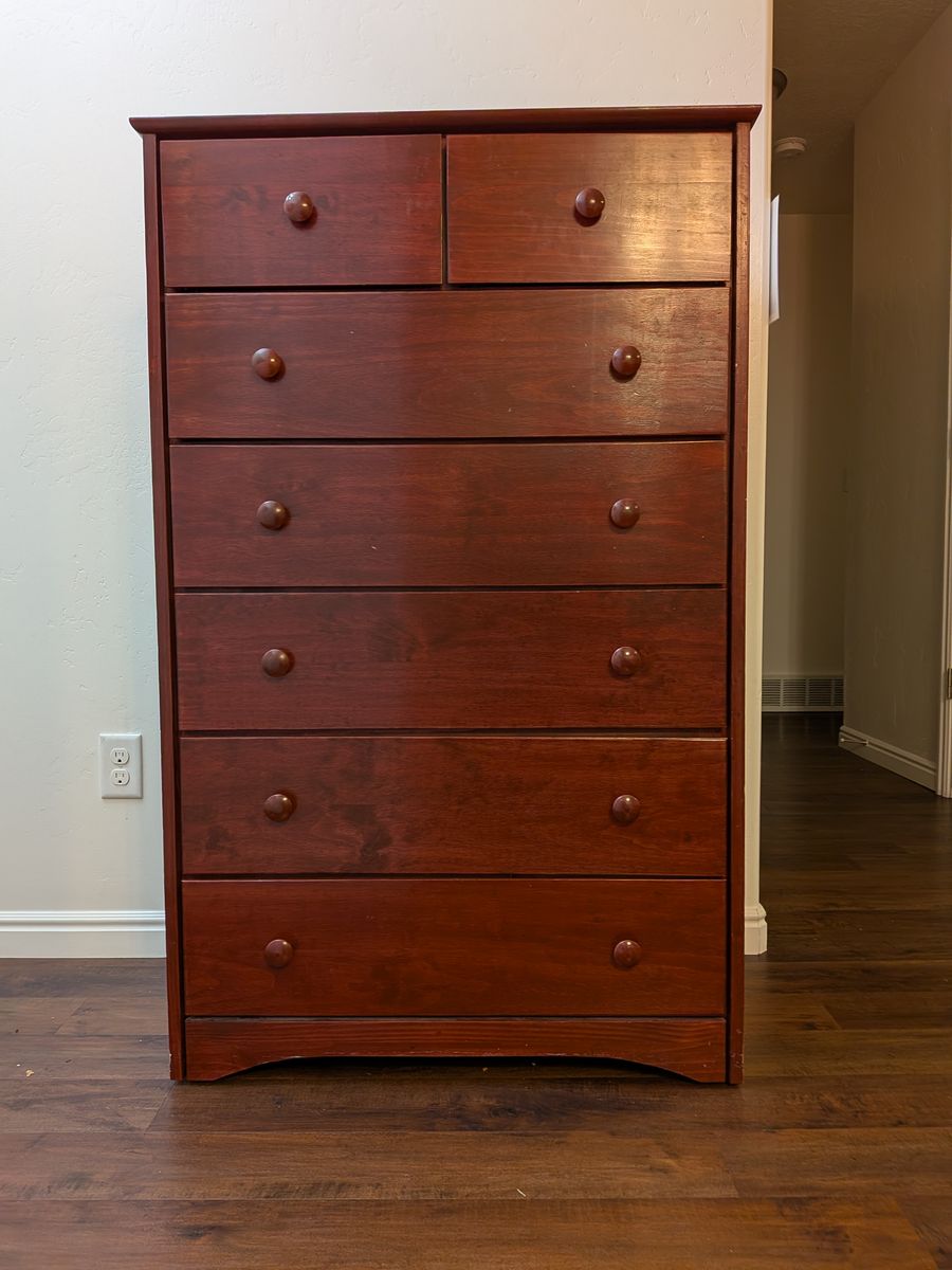 Solid Pine Wood Dresser