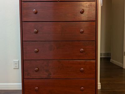Solid Pine Wood Dresser
