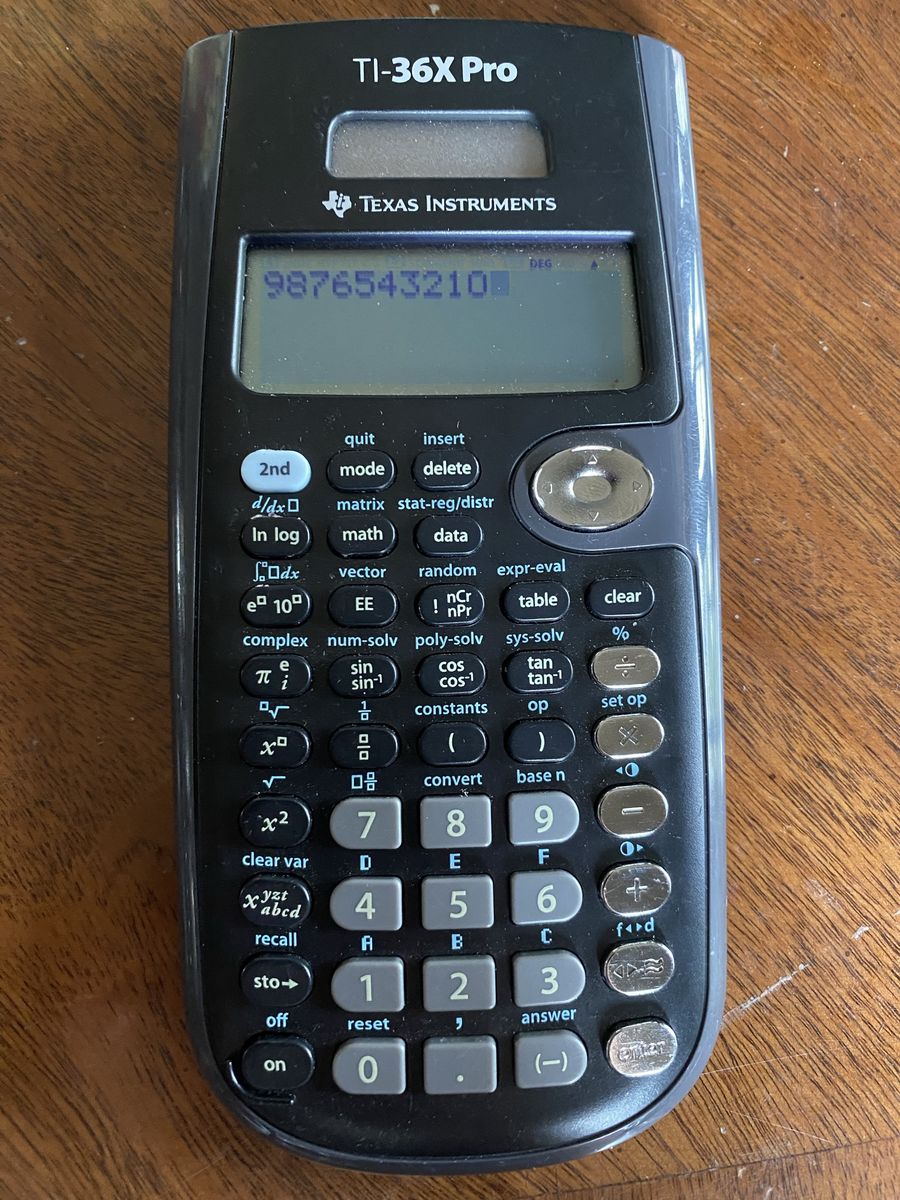 TI-36x calculator for elementary/Junior high