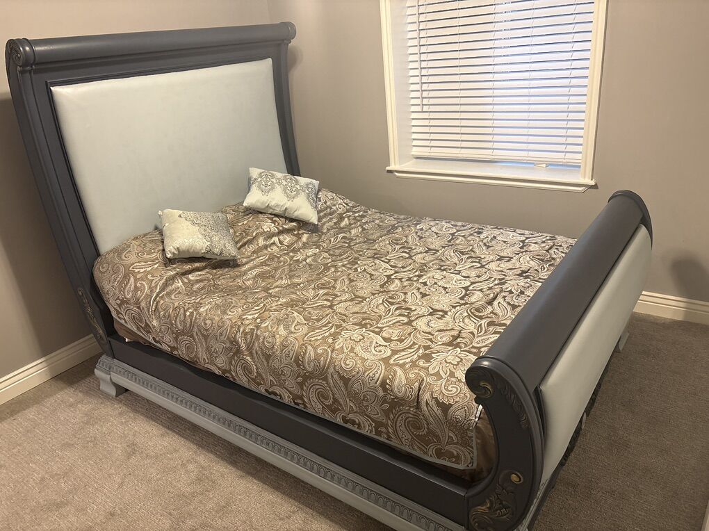 Sleigh Bed  Frame