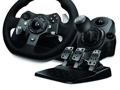 Logitech G920 Driving Force Racing Wheel, Pedals, and Shifter Set for Xbox and PC