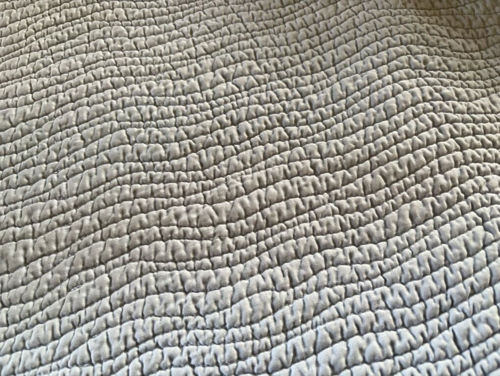 Pale Blue Style &Co Cotton Bedspread Full Or Queen