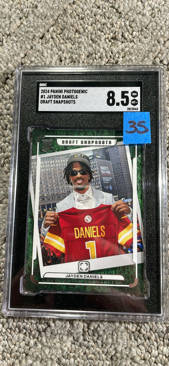 Jayden Daniels Washington Commanders GRADE 8.5-9 graded slabs $35
