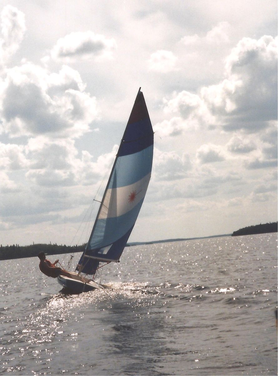 1982 Laser II Sailboat + Trailer