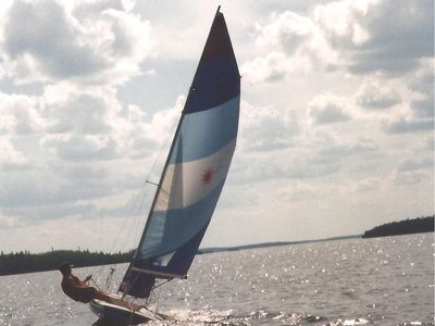 1982 Laser II Sailboat + Trailer