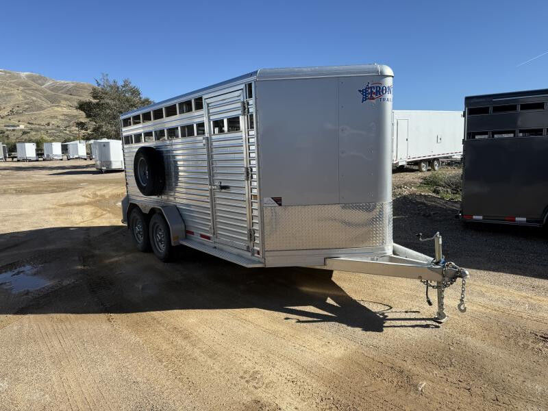 2025 Frontier Trailers 16' Aluminum Stock Trailer
