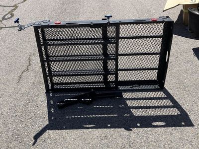 Black Foldable Hitch Cargo Carrier