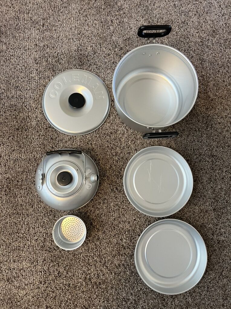 Coleman Aluminum Camp Pot Set