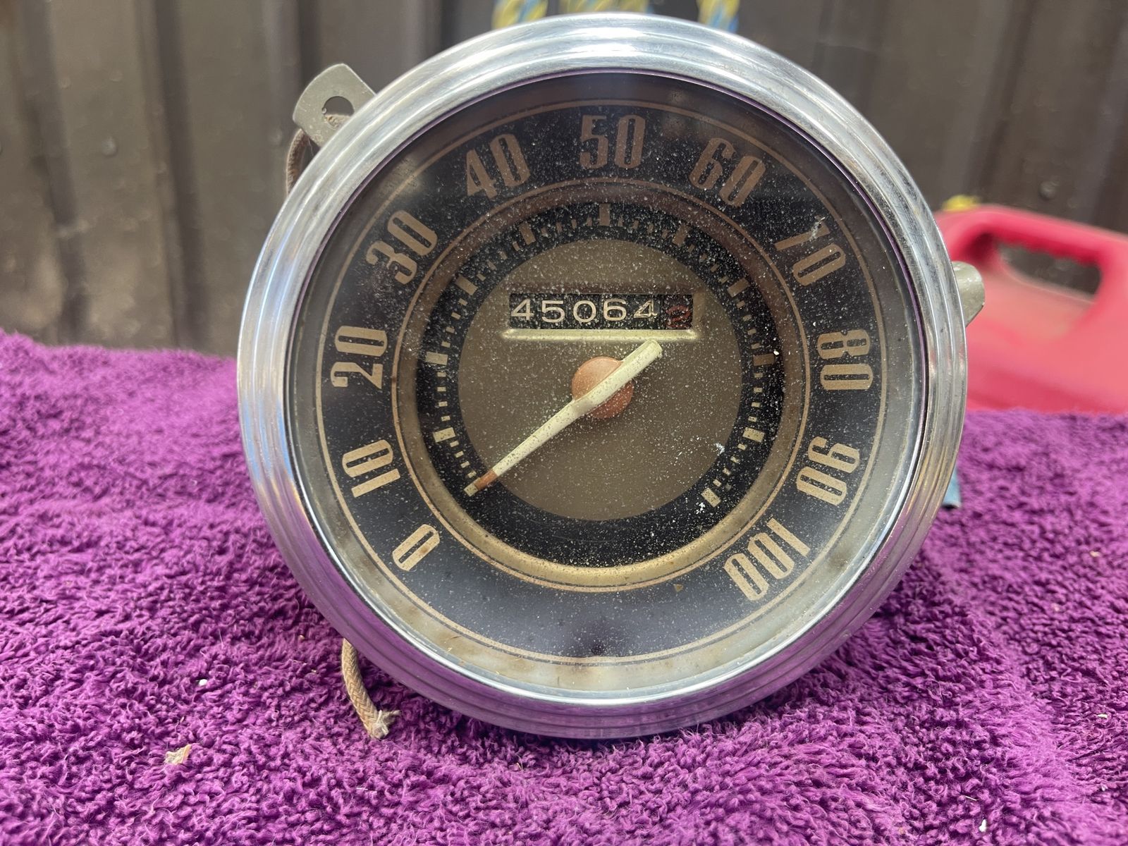 1947 Ford Car dash trim, speedometers, clock, hood ornament, hub caps, etc