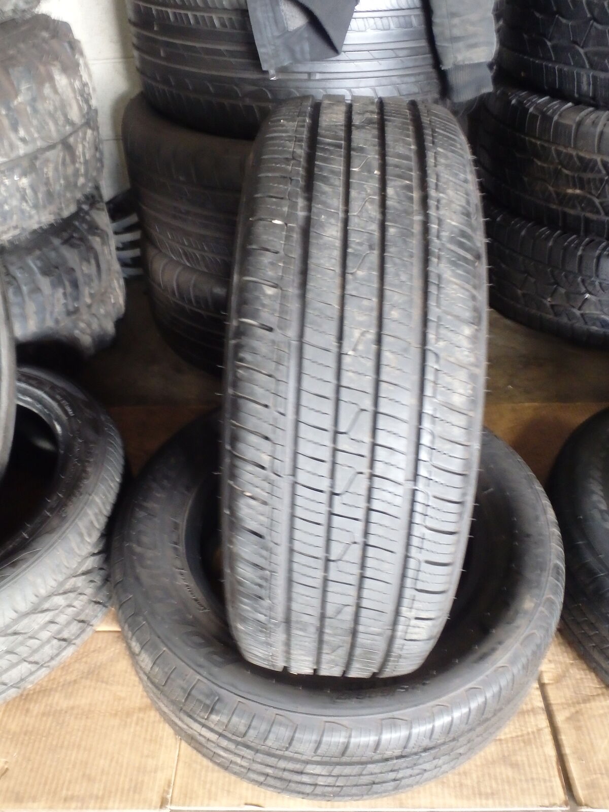 225/60R17 ROAD CONTROL 2 DEANTIRES PAIR OF TWO USED TIRES