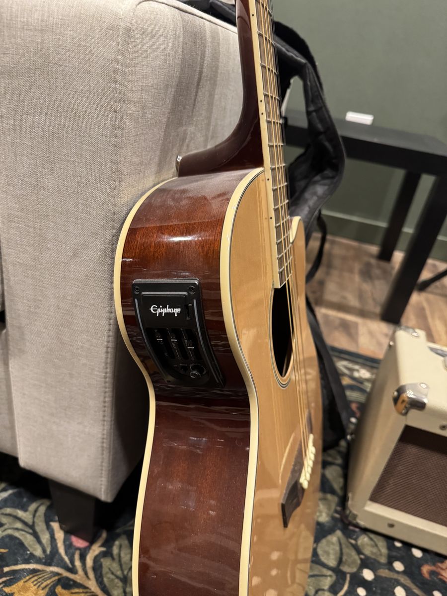 Matching Epiphone PR-5E Acoustic-Electric Guitar & Amp Starter Pack