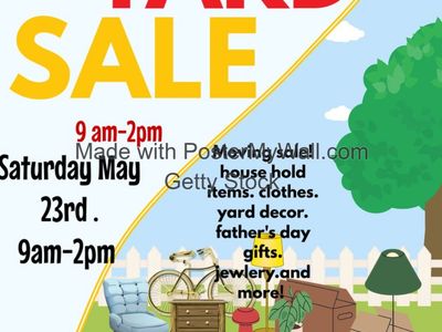 YARD SALE! SAT 23RD . FROM 9AM-2PM. 4077 W 4650 S ROY..