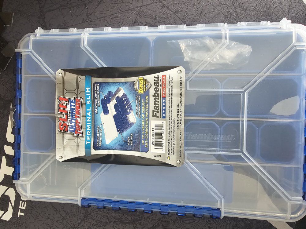 flambeau waterproof terminal fishing tackle tray