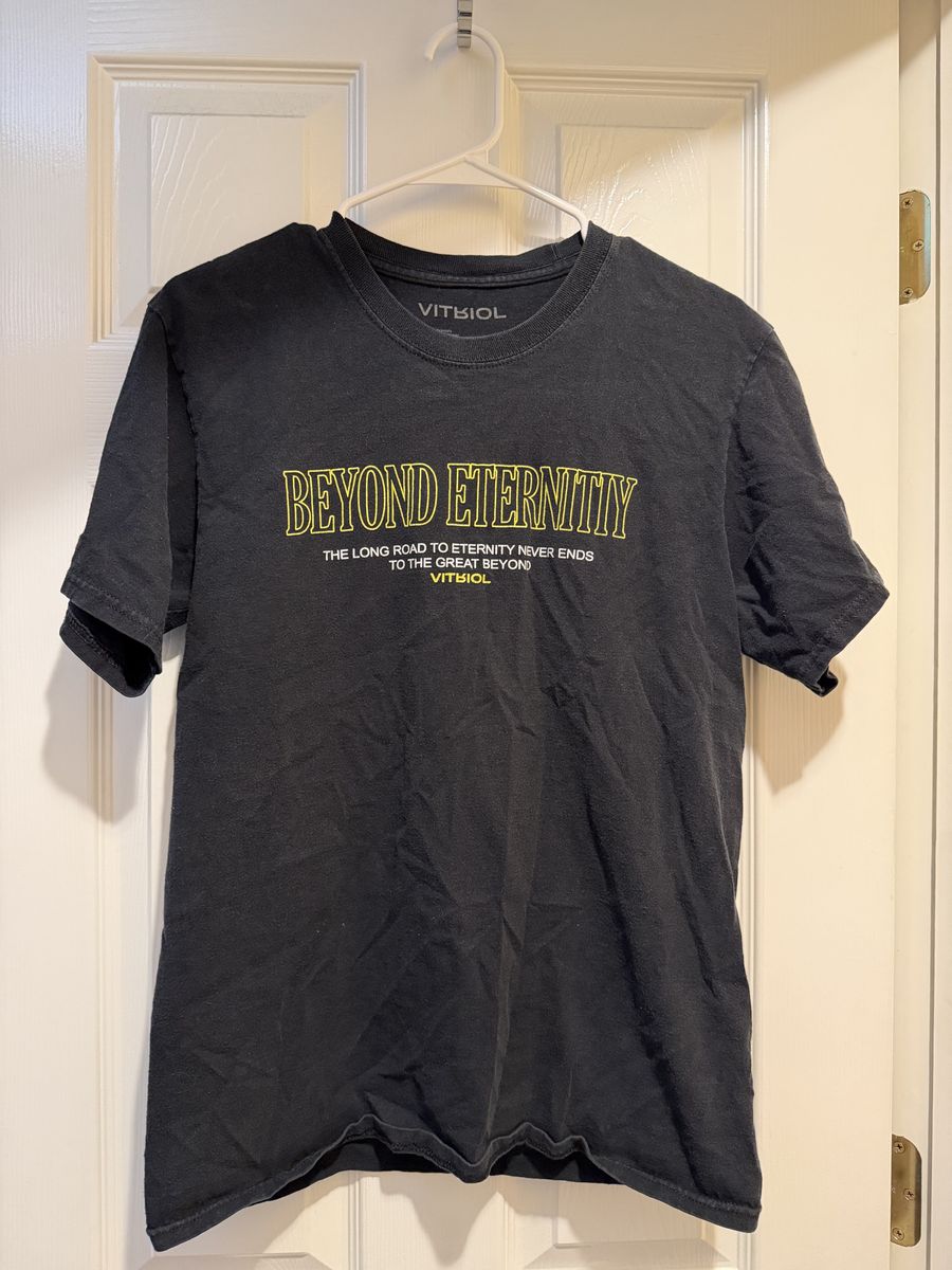 VITRIOL Beyond Eternity Black Graphic T-Shirt - Men's Medium
