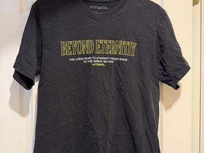 VITRIOL Beyond Eternity Black Graphic T-Shirt - Men's Medium
