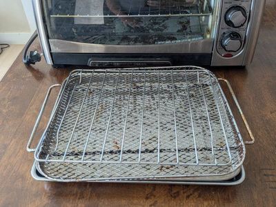 Hamilton Beach Stainless Steel Toaster Oven with Air Fryer Basket, Used