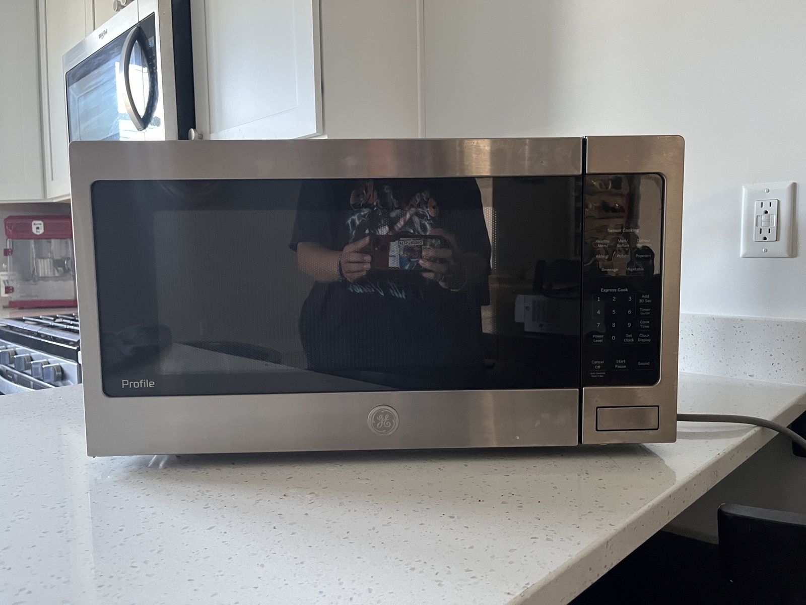 GE Profile Countertop Microwave Stainless Steel 1100W