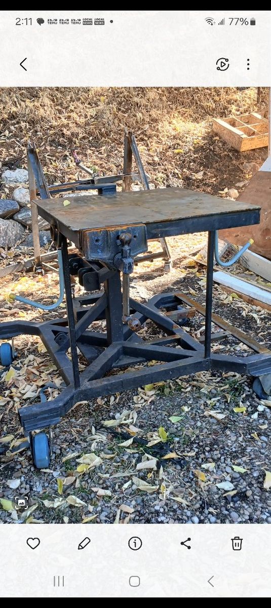 welders table