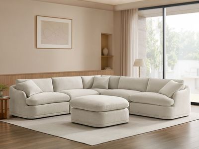 Hartley 6-Piece Modular Fabric Sectional