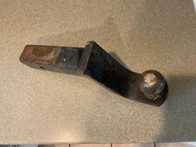 Trailer hitch for 2” ball mount with receiver