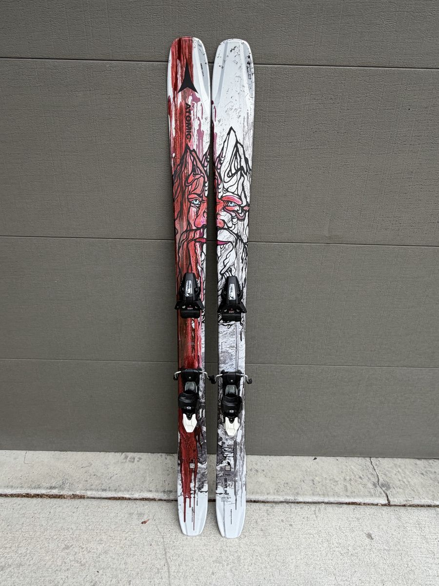 Atomic Bent 90 157 cm Downhill Skis with Tyrolia D12 Bindings