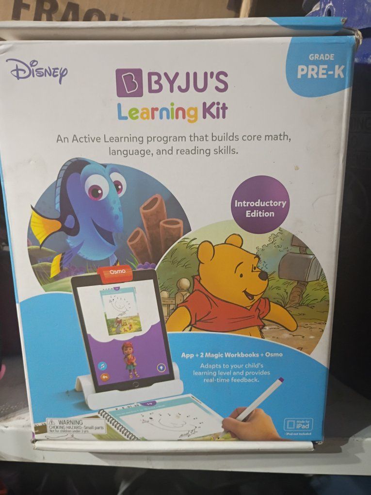 Disney Byju's Learning Kit Grade Pre-K Introductory Edition
