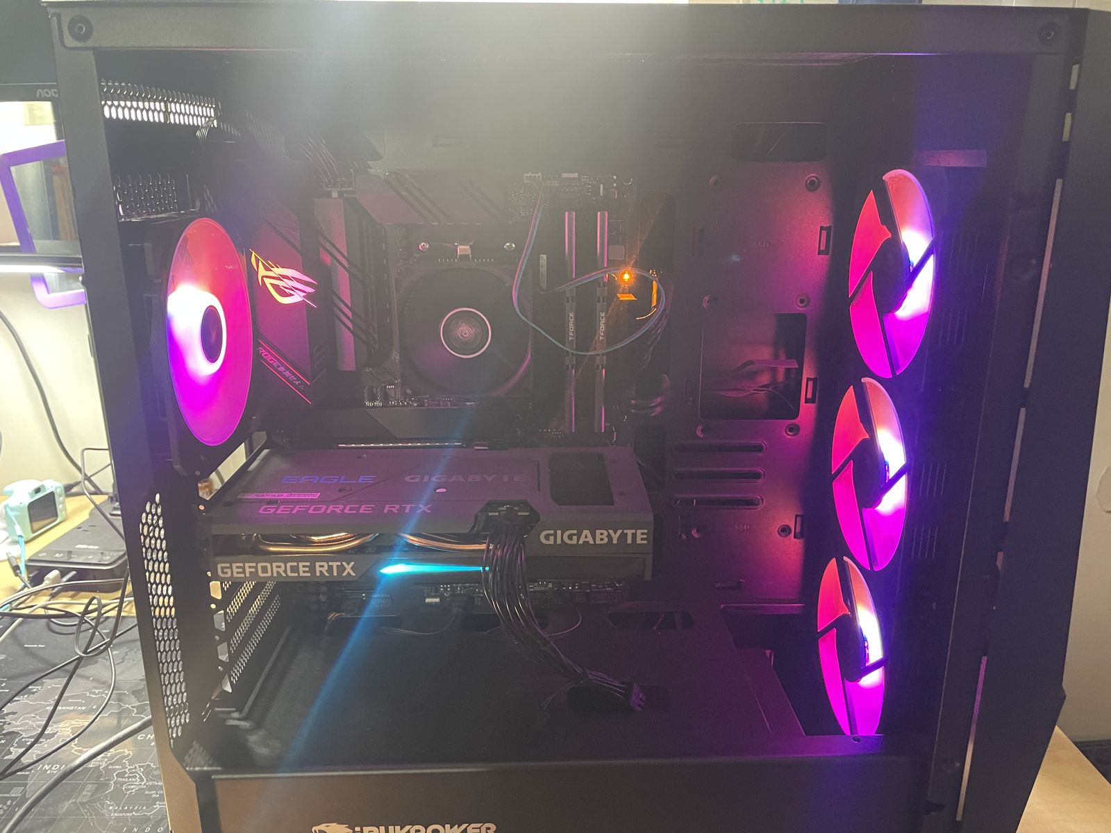 RTX 3060 Gaming PC + 3 Curved Monitors + Full Setu