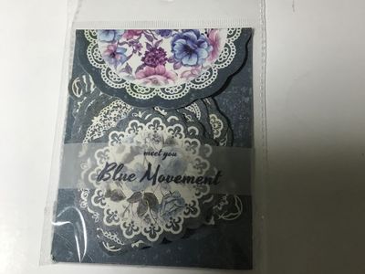 Meet You Blue Movement Junk Journal set of 30 Pieces, New