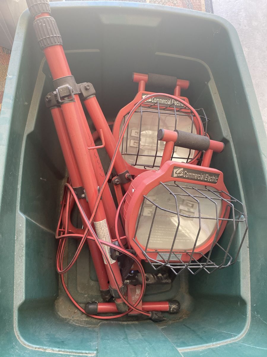 Construction halogen lights