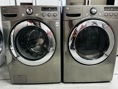Lg True Steam Electric Stackable Front Load Set