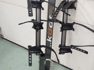 KUAT Beta, 2" Hitch-Mounted, 3-Bike Rack | Hanging-Style Durable Lightweight Aluminum