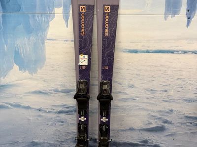 Used 2021 Salomon Distance 76 W 150cm Skis w/ Salomon M10