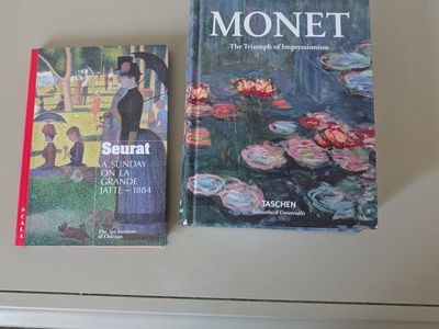 Monet the Triumph of Impressionism & Seurat pocket art fold out book