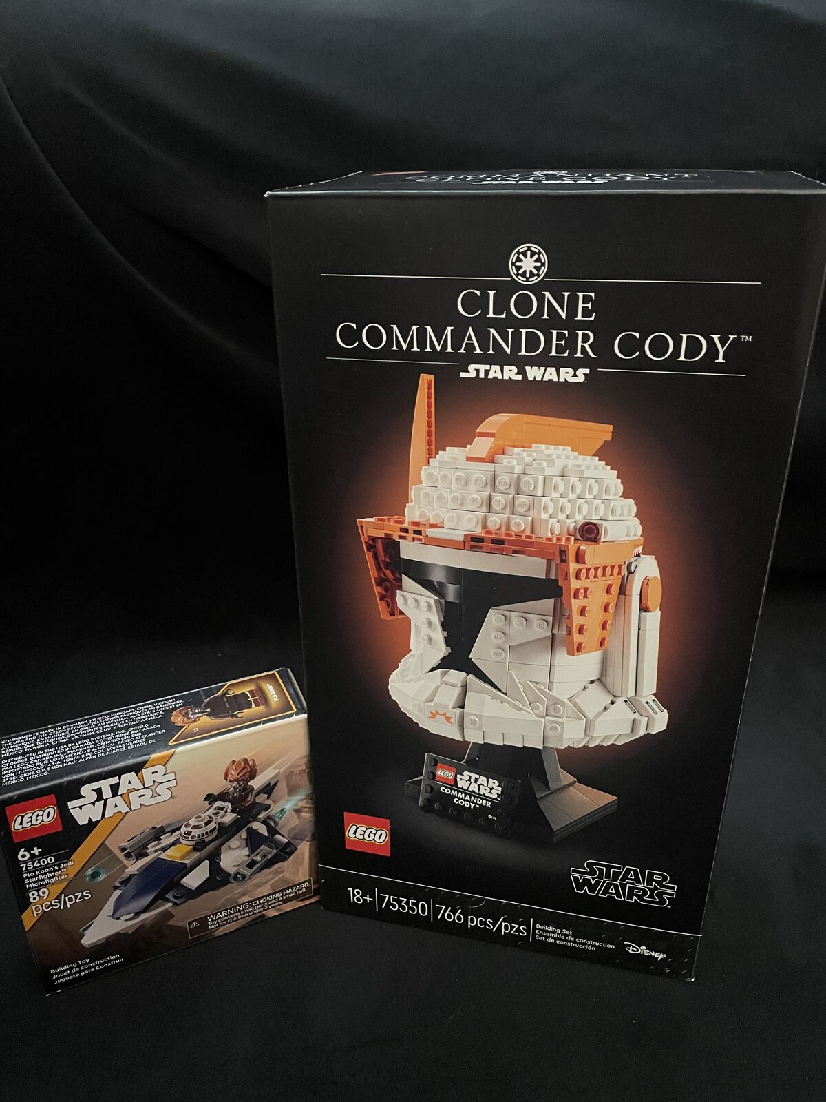 LEGO Star Wars Clone Commander Cody Helmet + Plo Koon Microfighter – New Sealed