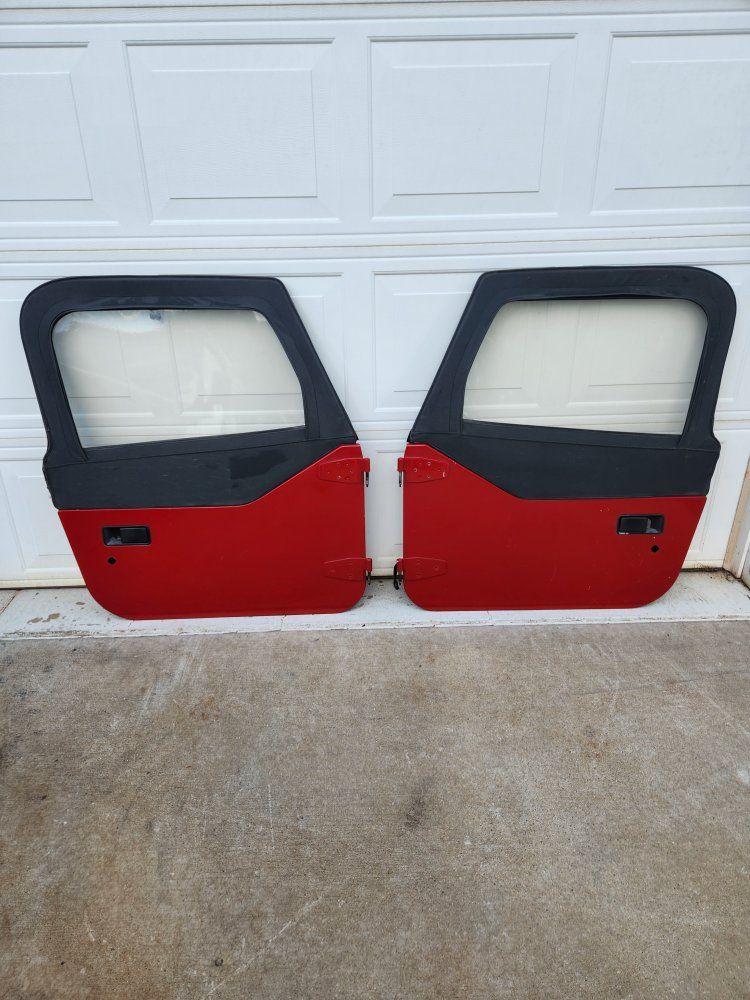 Jeep TJ half doors + soft top uppers