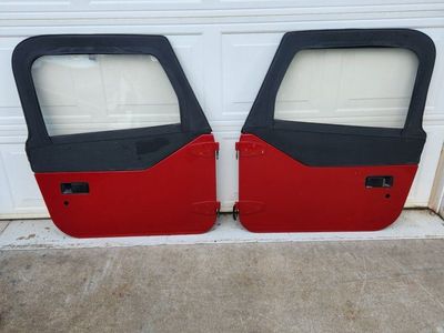 Jeep TJ half doors + soft top uppers