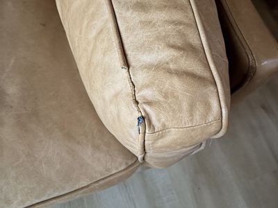 Article real leather couch