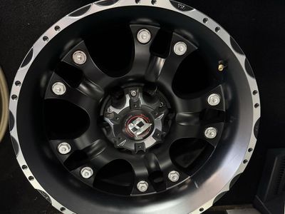Brand new Ballistic Black Wheels 17x9 6x139.7 lug Pattern Set of 4