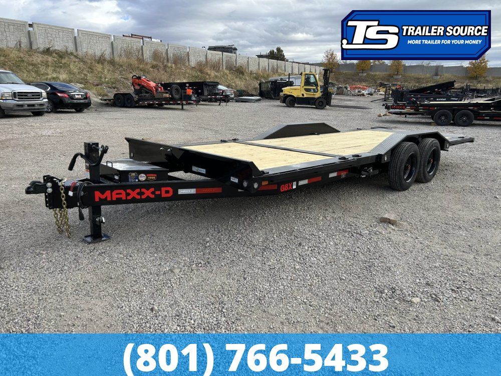 8.5x24 Maxx-D G8X Tilt Trailer - 17.5K GVWR Wide Body w/ Drive Over Fenders