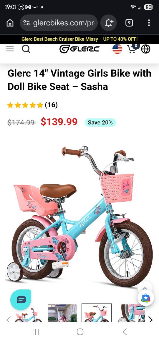 Girls bike