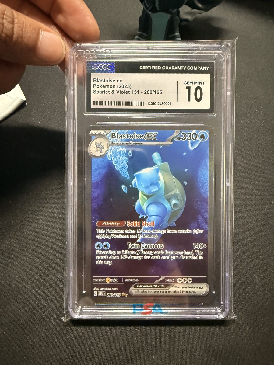 Pokemon Scarlet & Violet 151 Blastoise Ex 2023