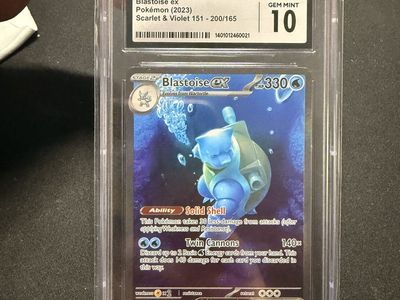 Pokemon Scarlet & Violet 151 Blastoise Ex 2023