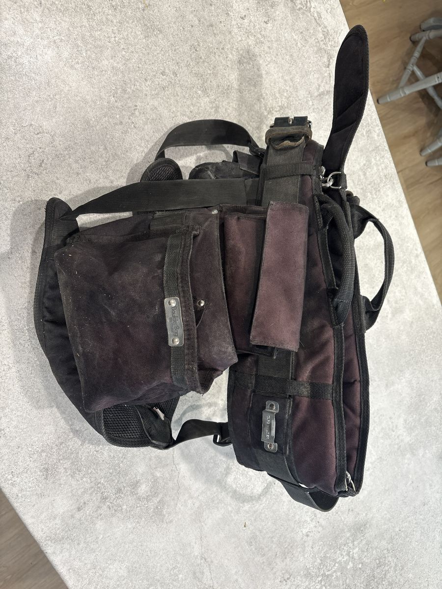Boulder Bag Heavy-Duty Black Canvas Tool Belt Rig