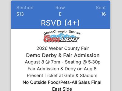 Weber County fair demolition Derby