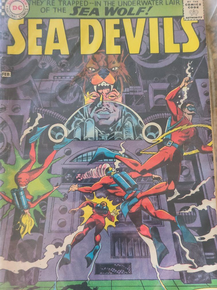 Vintage DC Comics Sea Devils #33 (Feb) Comic Book