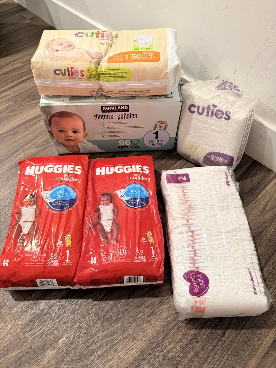 Baby Diaper size 1 and 2