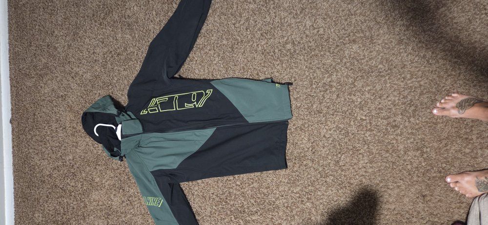 509 Delta R4 Ignite Jacket Black/Green Men's Size M Heated Snowmobile/Winter Coat